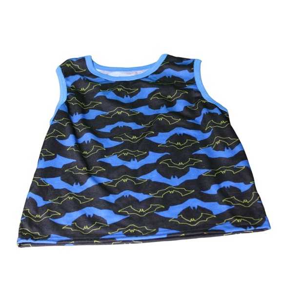 DC Comics Batman Batmobile Black Blue 3 Piece Pajama Set Boys 8 - Picture 4 of 6